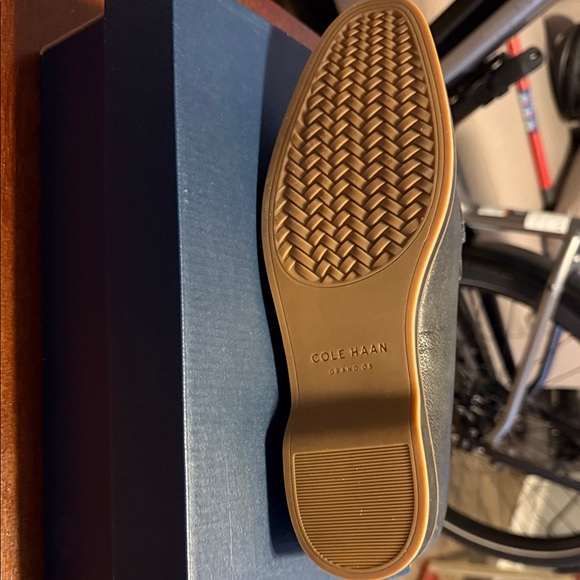 Cole Haan Black Leather Slip-On Loafers - Picture 2 of 4